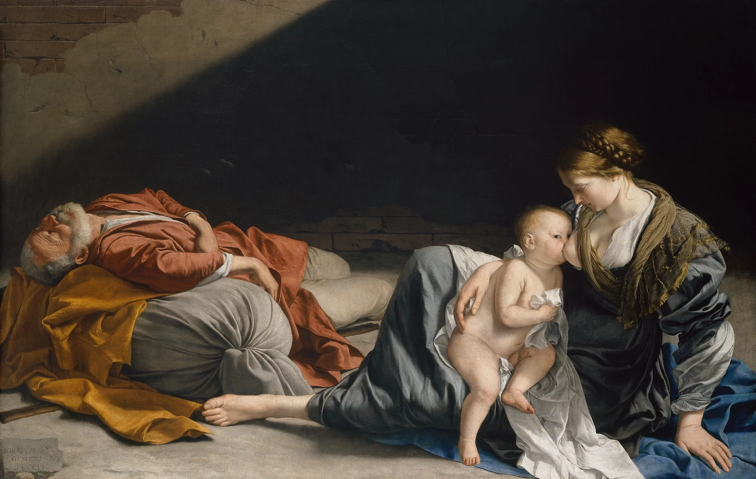 Riposo durante la fuga in Egitto - Kunsthistorisches Museum, Vienne